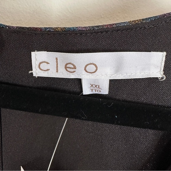 Cleo | Metallic Rainbow Pleated Midi Dress | NWT | XXL - Picture 5 of 9
